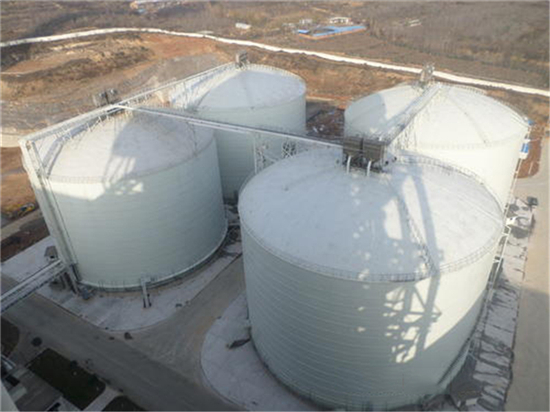 蚌埠5000吨立式粉煤灰储存罐